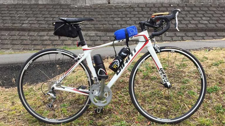 輪行袋も持参で