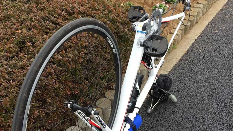 パンクしました