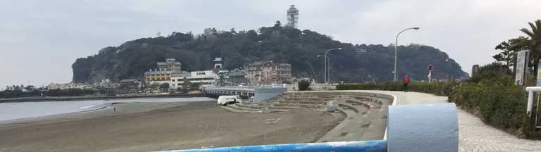 国道1号で江ノ島、北京料理双龍へ 神奈川県サイクリング