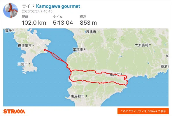 Strava: Kamogawa gourmet