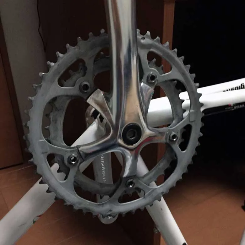 クランクの取り付け