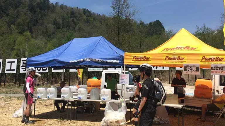 チェックポイントに到着