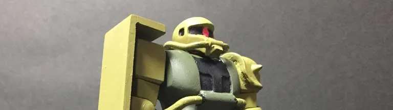 1/144 量産型ザク 旧キット 安彦風味で